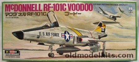 Hasegawa 1/72 McDonnell RF-101C Voodoo - 15th TRS Kadena Air Base Japan /  45th TRS, JS037-250 plastic model kit